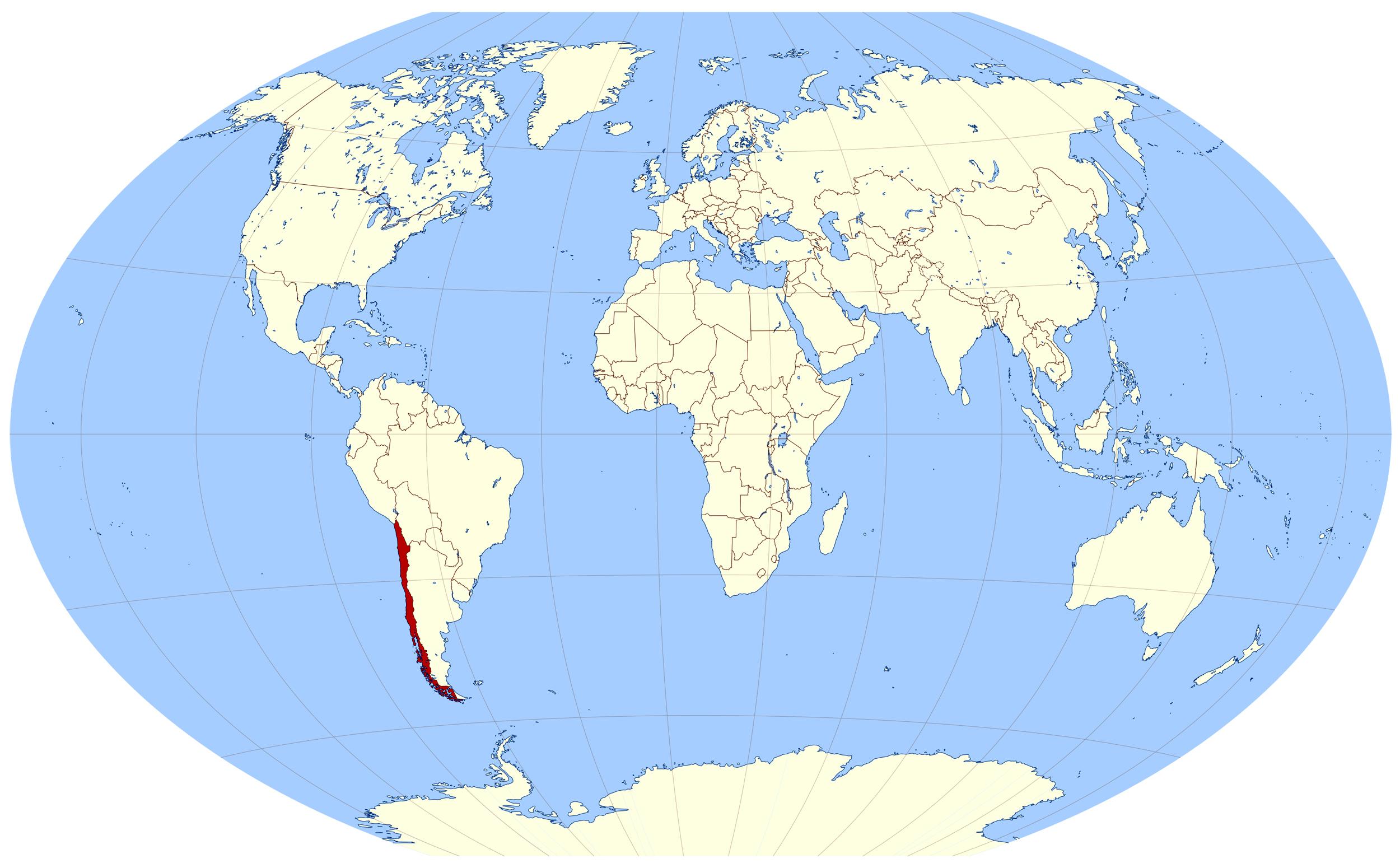 chili carte du monde