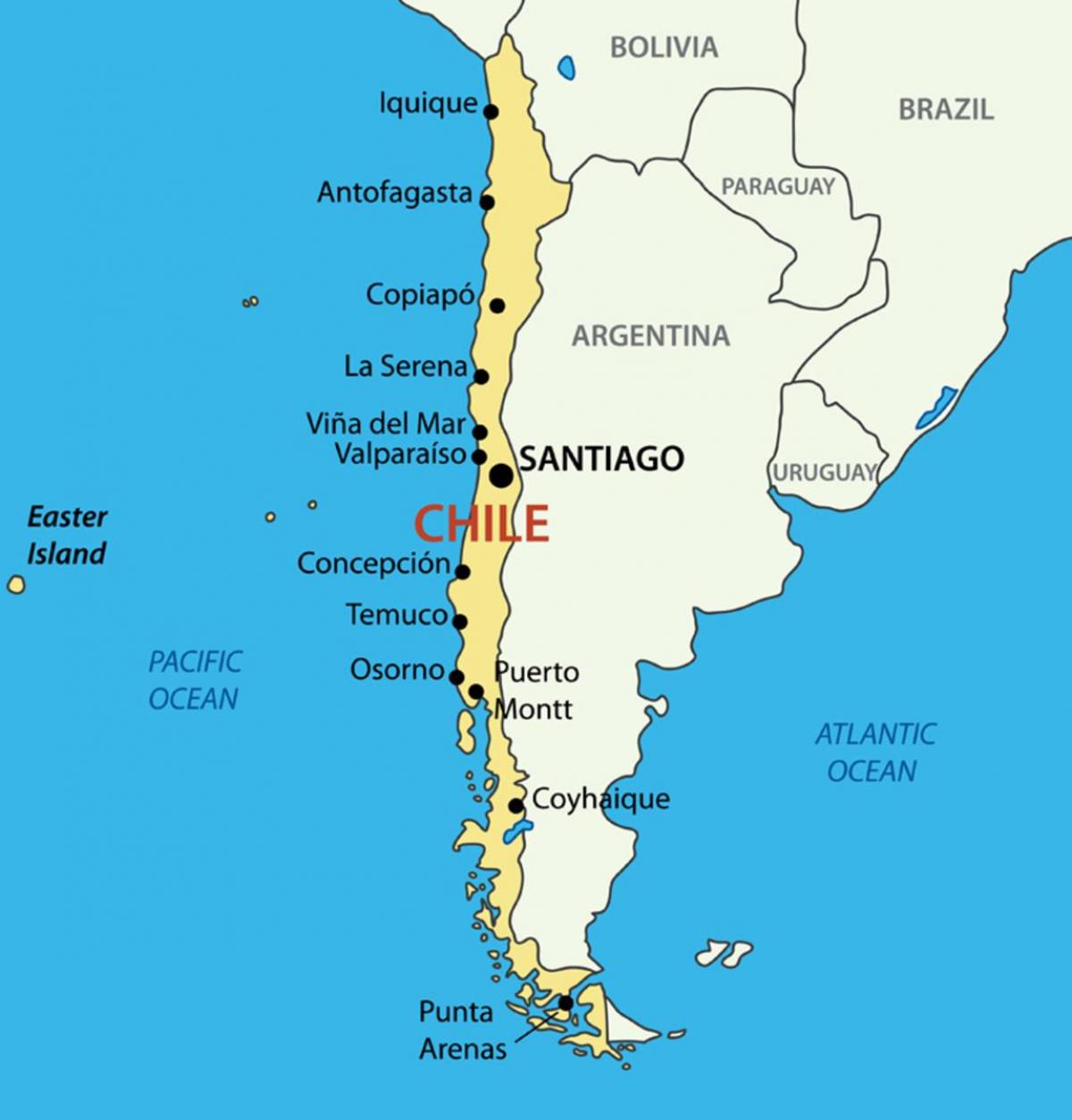 Carte de concepcion, Chili
