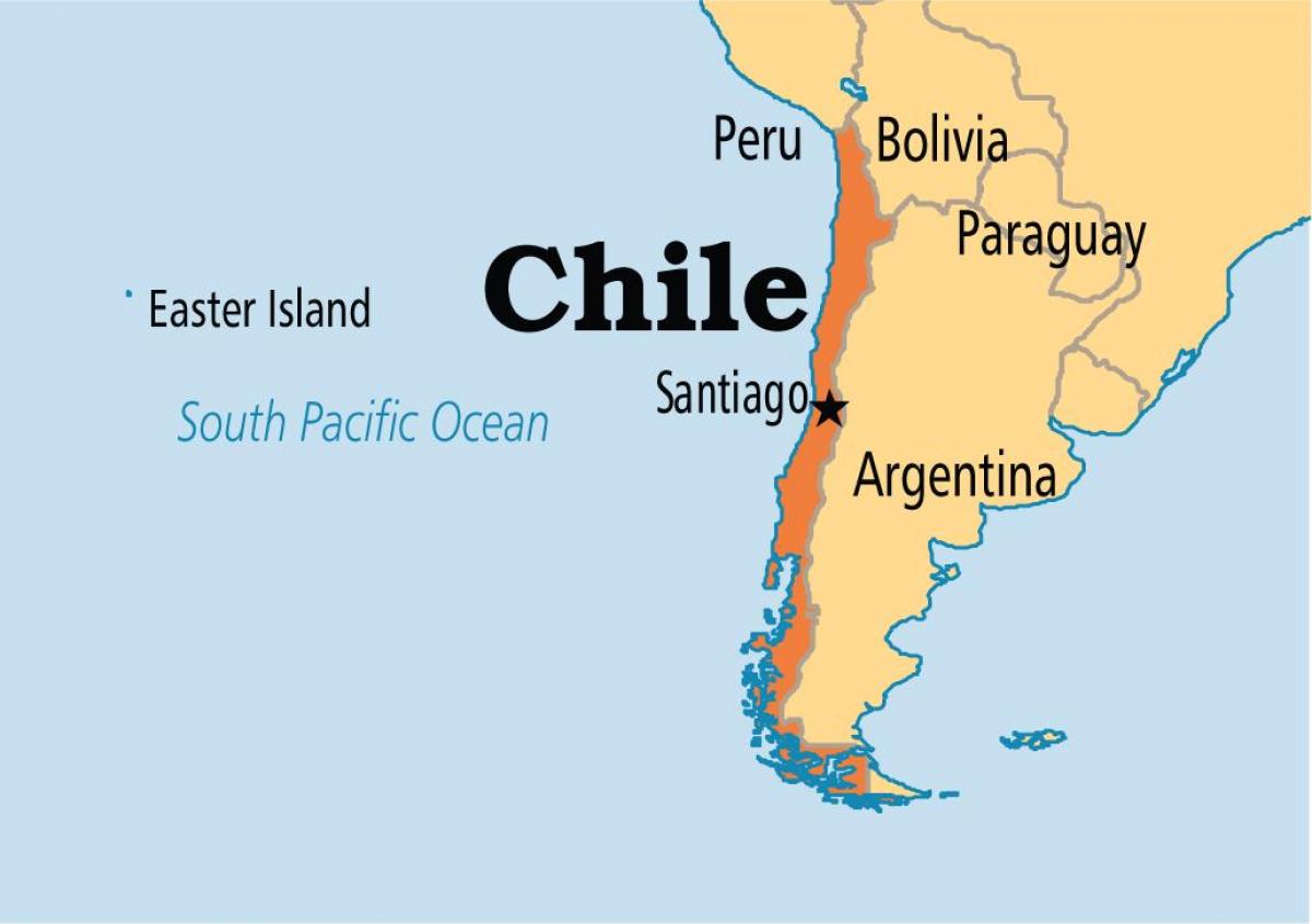 santiago de Chile carte