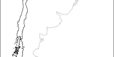 Carte vierge du Chili