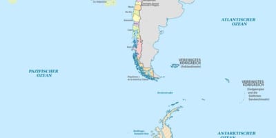 Carte du Chili iles