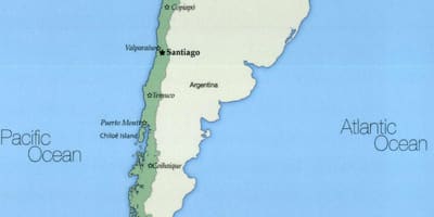 Carte de temuco au Chili